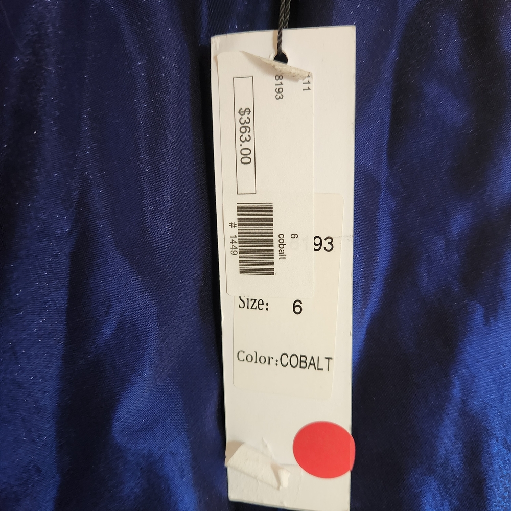 Stunning Cobalt Blue Clarisse Ballgown – NWT (Size 6) - Picture 8 of 10